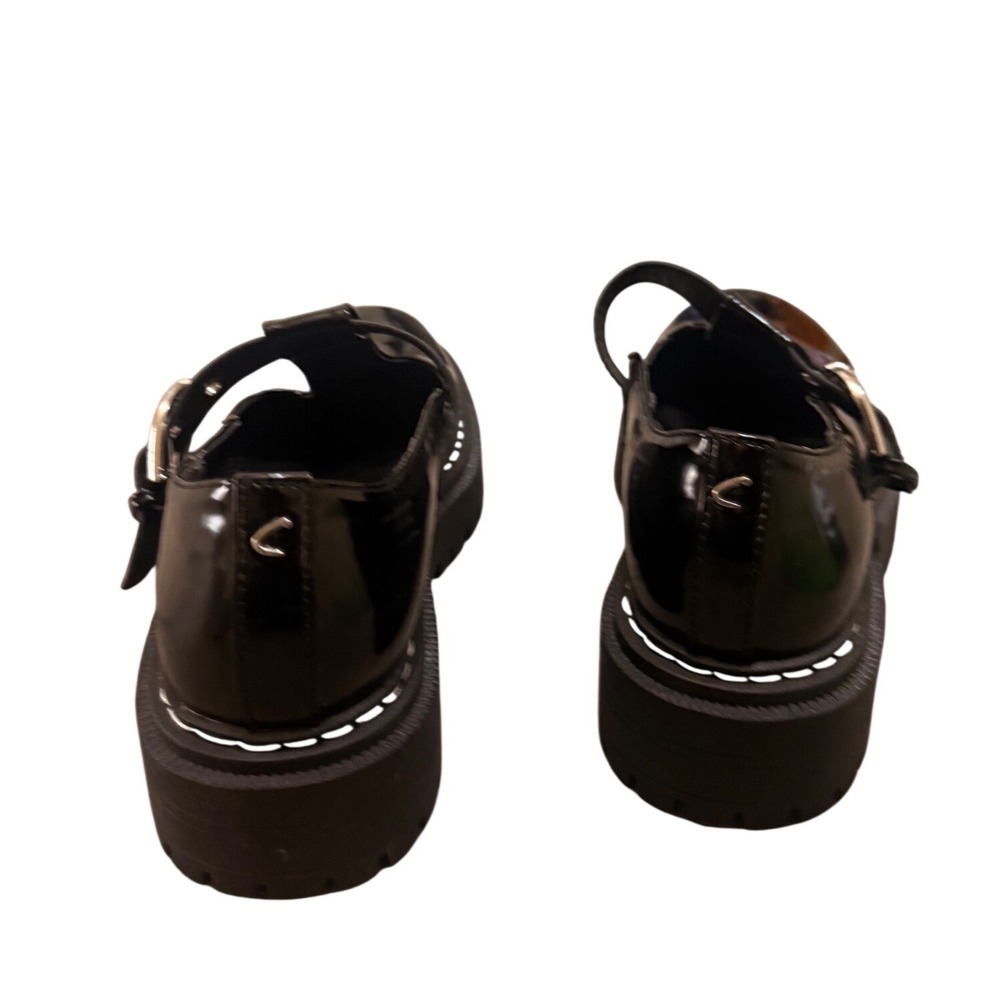Circus NY Emelia Black Patent Mary Jane Platform Lug Sole Shoes Womens 8M EU 38 - Picture 3 of 5